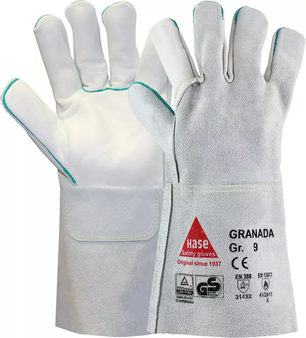 Hase Safety Gloves 100336, GRANADA K Welding Gloves, Size 10, image 1
