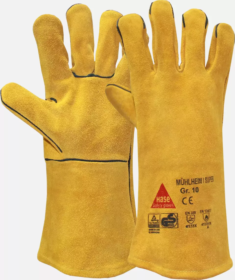 Hase Safety Gloves 301010, MÜHLHEIM I SUPER Welding Gloves, image 1, gallery thumbnail