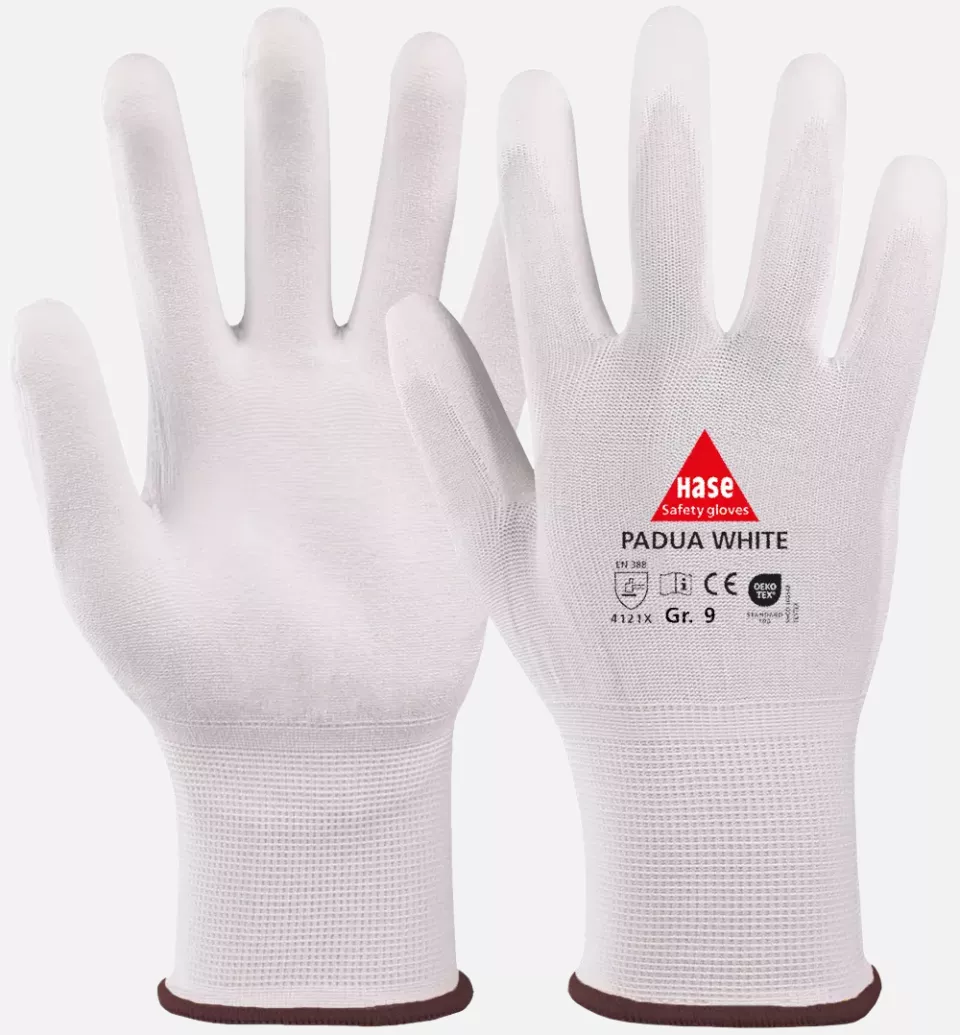 Hase Safety Gloves 508200, PADUA WHITE Assembly Glove, image 1, gallery thumbnail