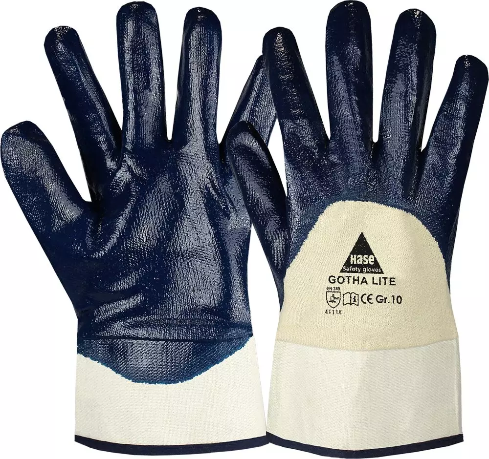 Hase Safety Gloves 903200, GOTHA LITE Nitrile Gloves, image 1