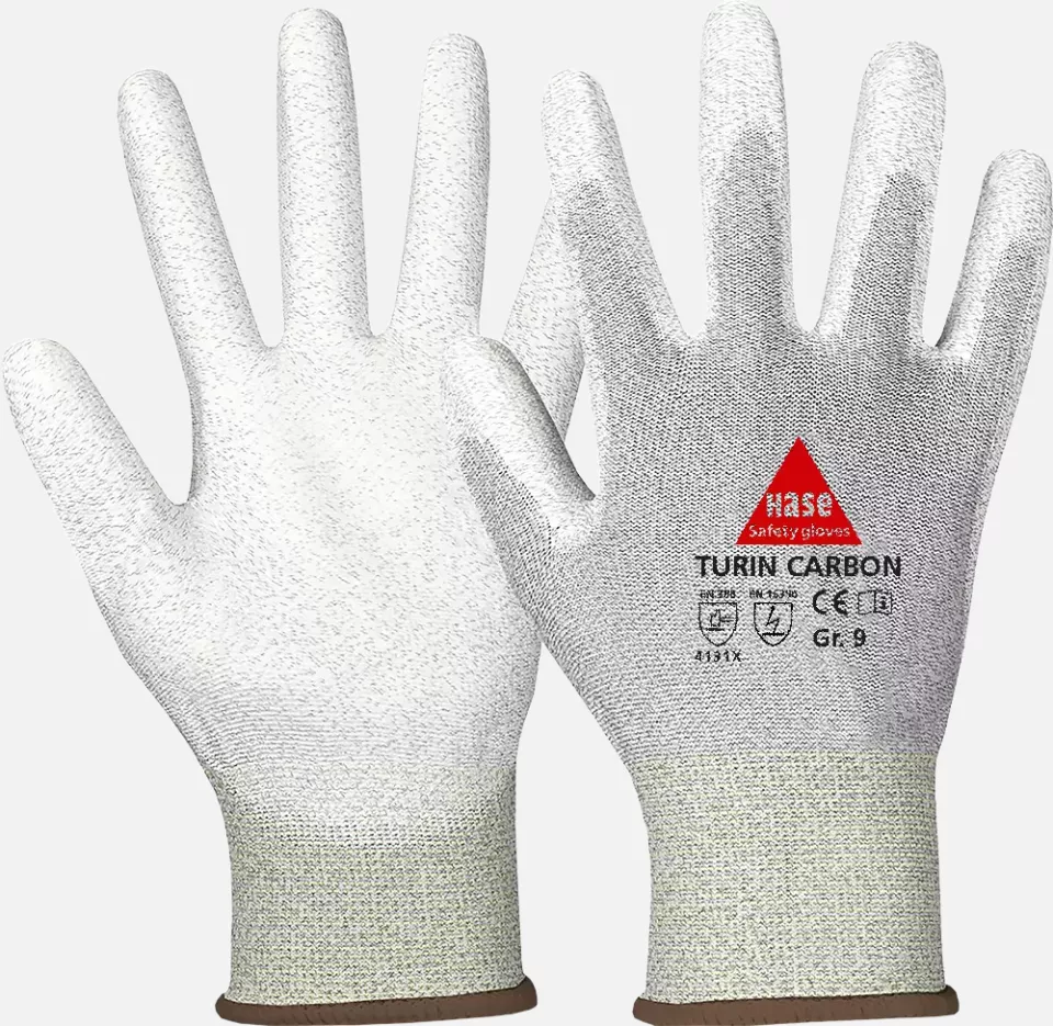 Hase Safety Gloves 508230, TURIN CARBON Assembly Glove, image 1, gallery thumbnail