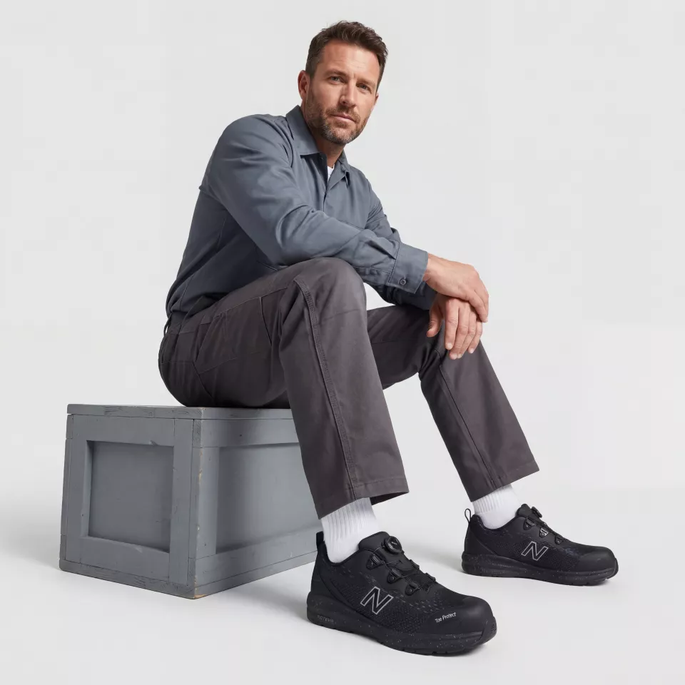 New Balance MIDLOGIBOA-1044, Logic BOA Safety Shoes S1 PL SR FO HRO Black/orange, image 8, gallery thumbnail