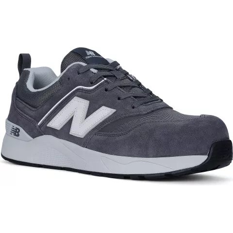 MEELCAP-1211, New Balance Elite Lite Herren Sicherheitsschuhe S1 PL HRO FO SC SR Grau/Weiß
