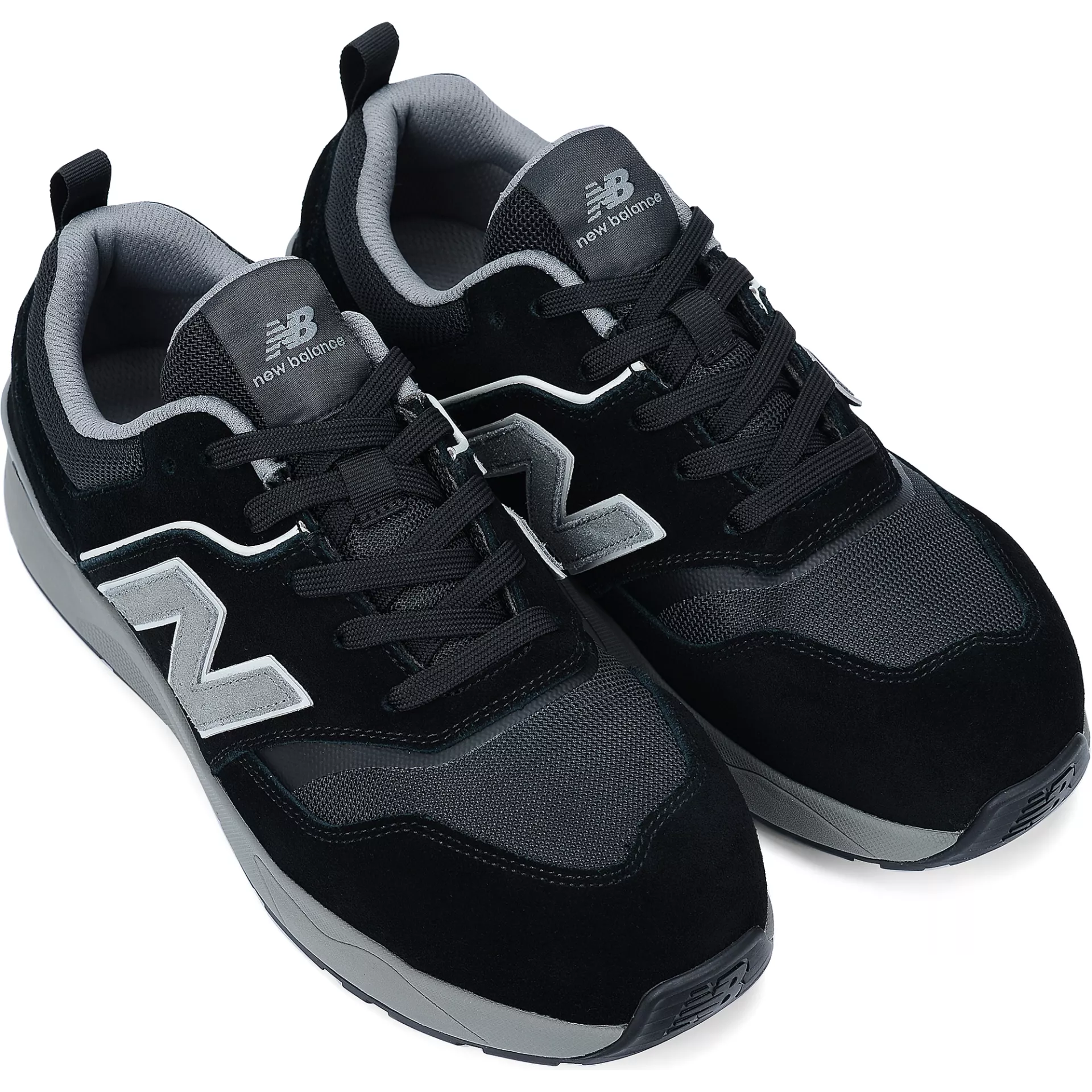New Balance MEELCAP-1012, Elite Lite Herren Sicherheitsschuhe S1 PL HRO FO SC SR Schwarz/Grau, image 8