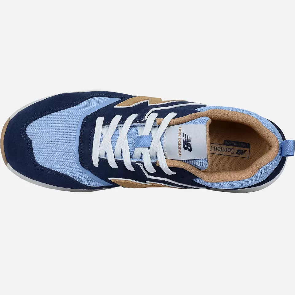 New Balance MEELCAP-2257, Elite Lite Sicherheitsschuhe S1 PL HRO FO SC SR Blau/Kaffee, image 4, gallery thumbnail