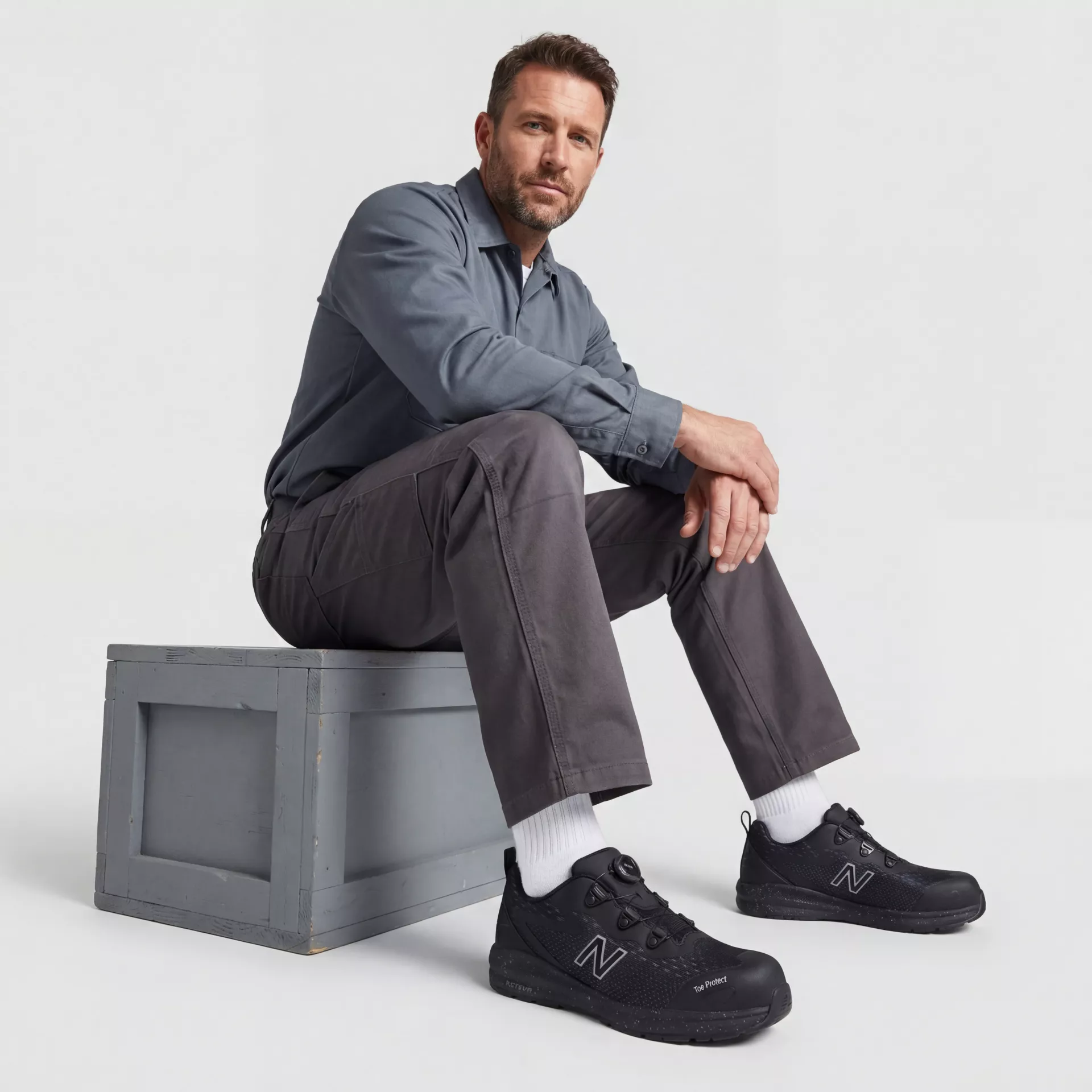 New Balance MIDLOGIBOA-1044, Logic BOA Safety Shoes S1 PL SR FO HRO Black/orange, image 8