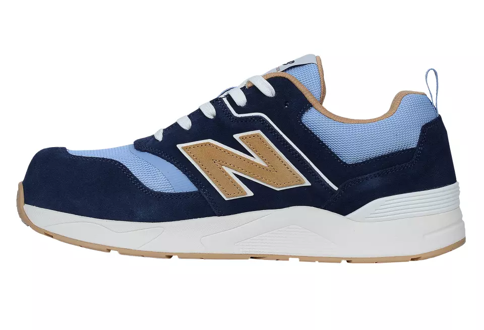 New Balance MEELCAP-2257, Elite Lite Safety Shoes S1 PL HRO FO SC SR Blue/coffee, image 4, gallery thumbnail