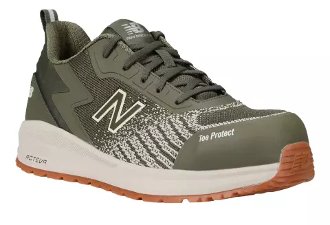 New Balance Speedware Safety Shoes S1 P SRC Olive/white