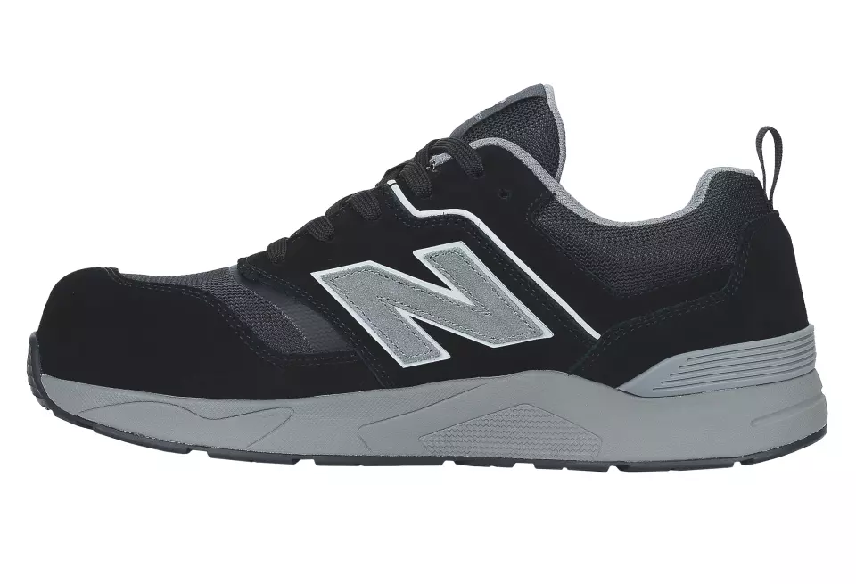 New Balance MEELCAP-1012, Elite Lite Mens Safety Shoes S1 PL HRO FO SC SR Black/grey, image 2, gallery thumbnail