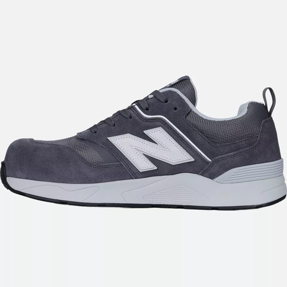 New Balance MEELCAP-1211, Elite Lite Herren Sicherheitsschuhe S1 PL HRO FO SC SR Grau/Weiß, image 3, gallery thumbnail