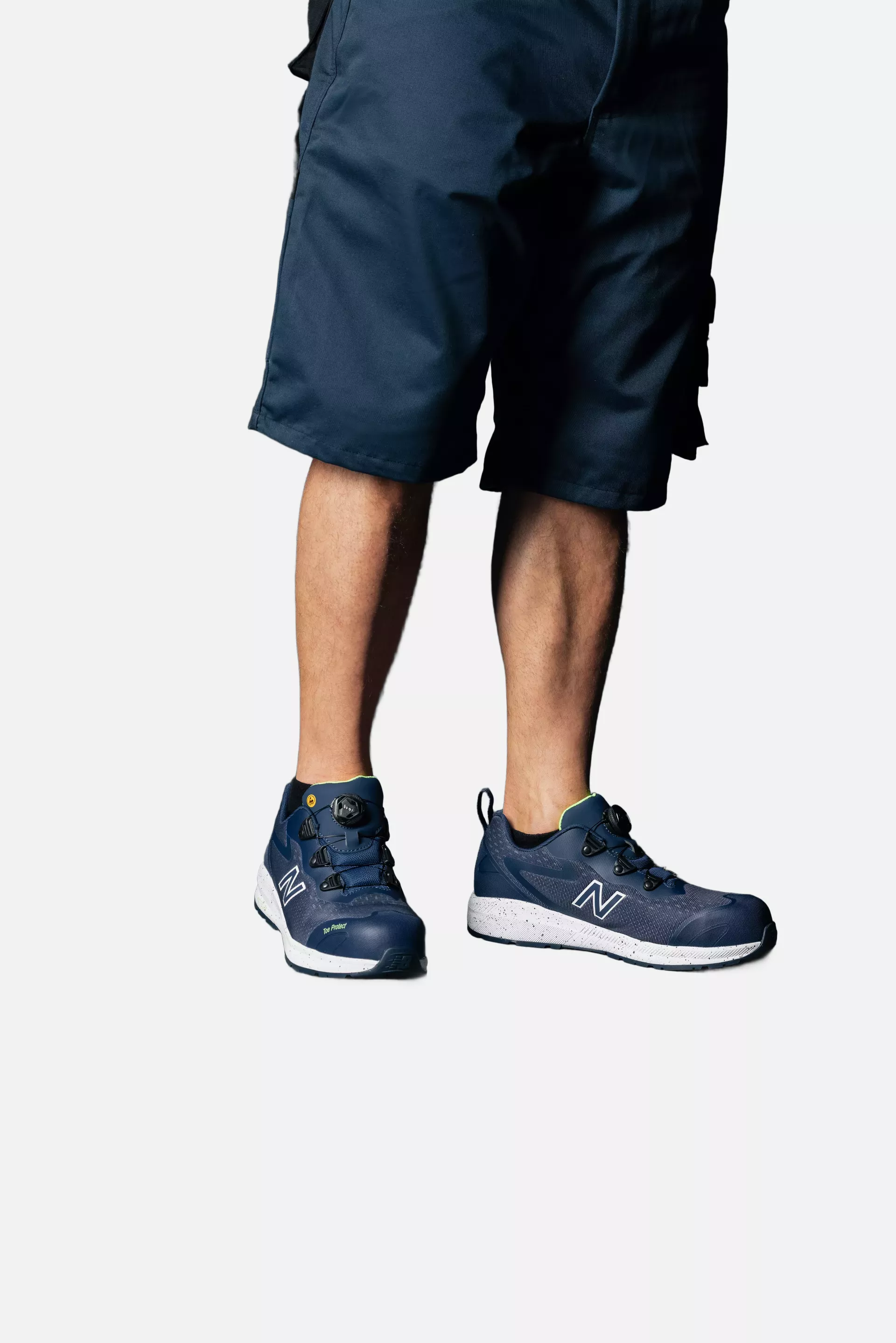 New Balance MIDLOGIBOA-2143, Logic BOA-Sicherheitsschuhe S1 PL SR FO HRO Marine/Gelb, image 6