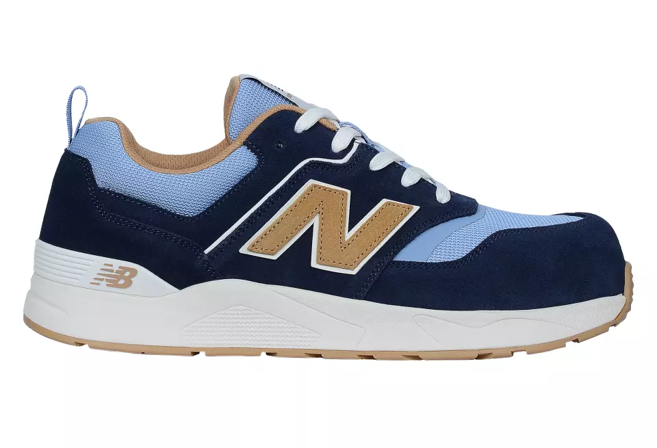 New Balance MEELCAP-2257, Elite Lite Safety Shoes S1 PL HRO FO SC SR Blue/coffee, image 2, gallery thumbnail