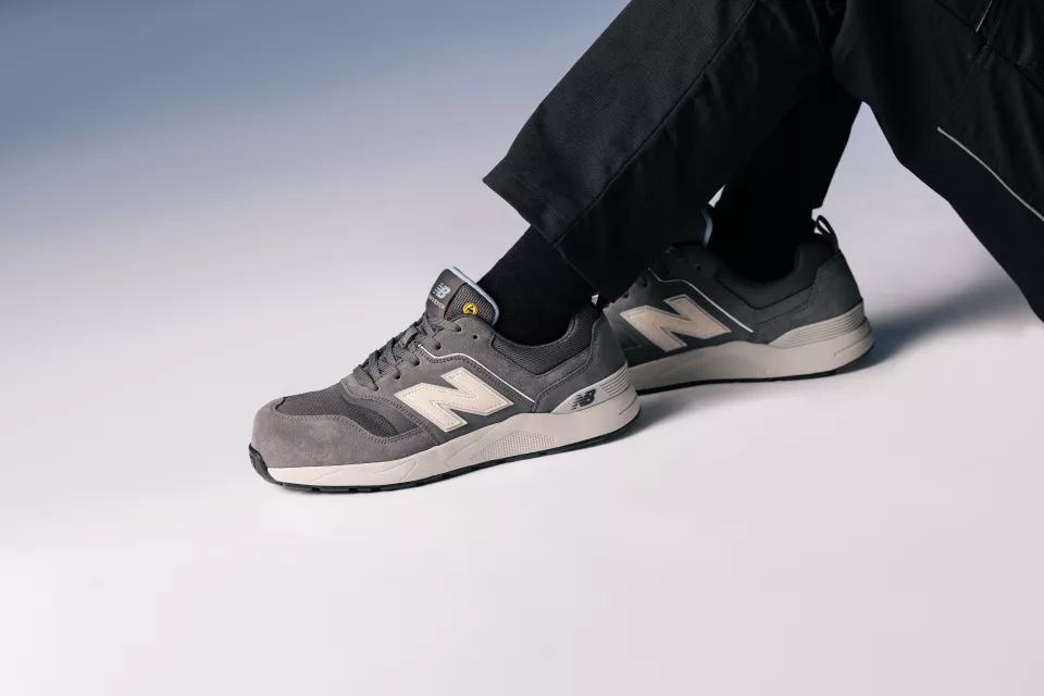 New Balance WEELCAP-2728, Elite Lite Womens Safety Shoe S1 PL HRO FO SC SR Magnet/whispy Blue, image 9, gallery thumbnail