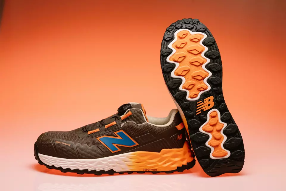 New Balance MEFFCAPB2E-5644, Cremorne BOA Sicherheitsschuhe S3L, Schokolade/Orange, image 7, gallery thumbnail