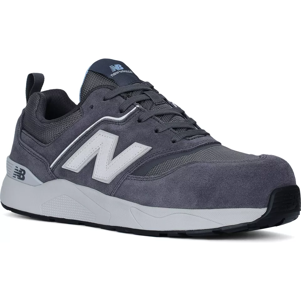 New Balance WEELCAP-2728, Elite Lite Womens Safety Shoe S1 PL HRO FO SC SR Magnet/whispy Blue, image 1, gallery thumbnail