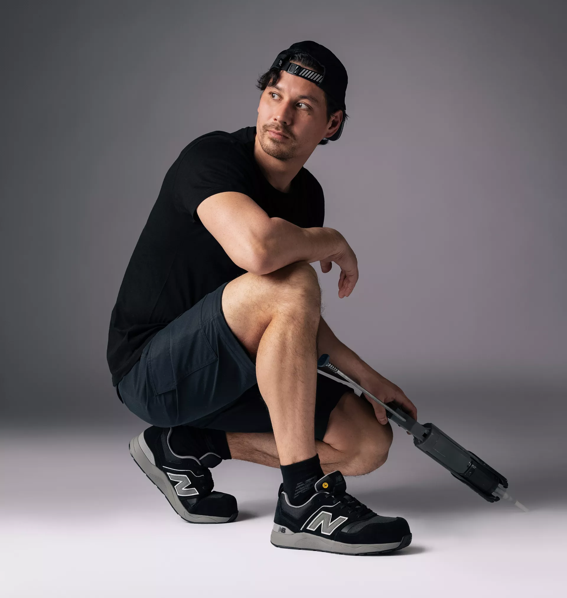 New Balance MEELCAP-1012, Elite Lite Herren Sicherheitsschuhe S1 PL HRO FO SC SR Schwarz/Grau, image 10