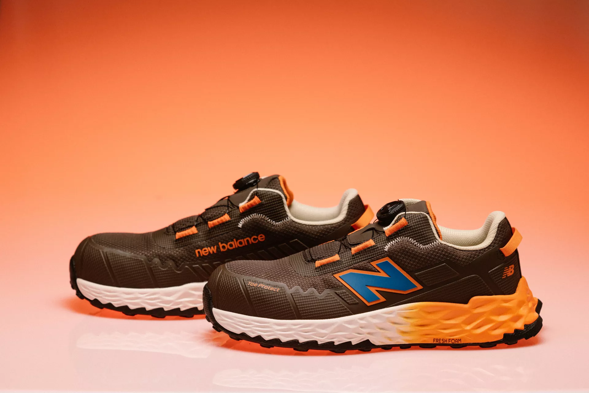 New Balance MEFFCAPB2E-5644, Cremorne BOA Safety shoes S3L, chocolate / orange, image 10