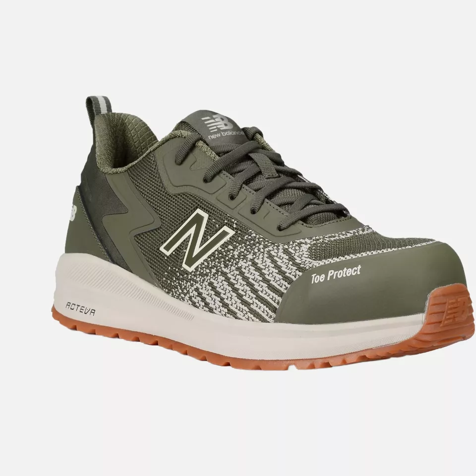 New Balance MIDSPWR-3311, Speedware Safety Shoes S1 P SRC Olive/white, image 1, gallery thumbnail