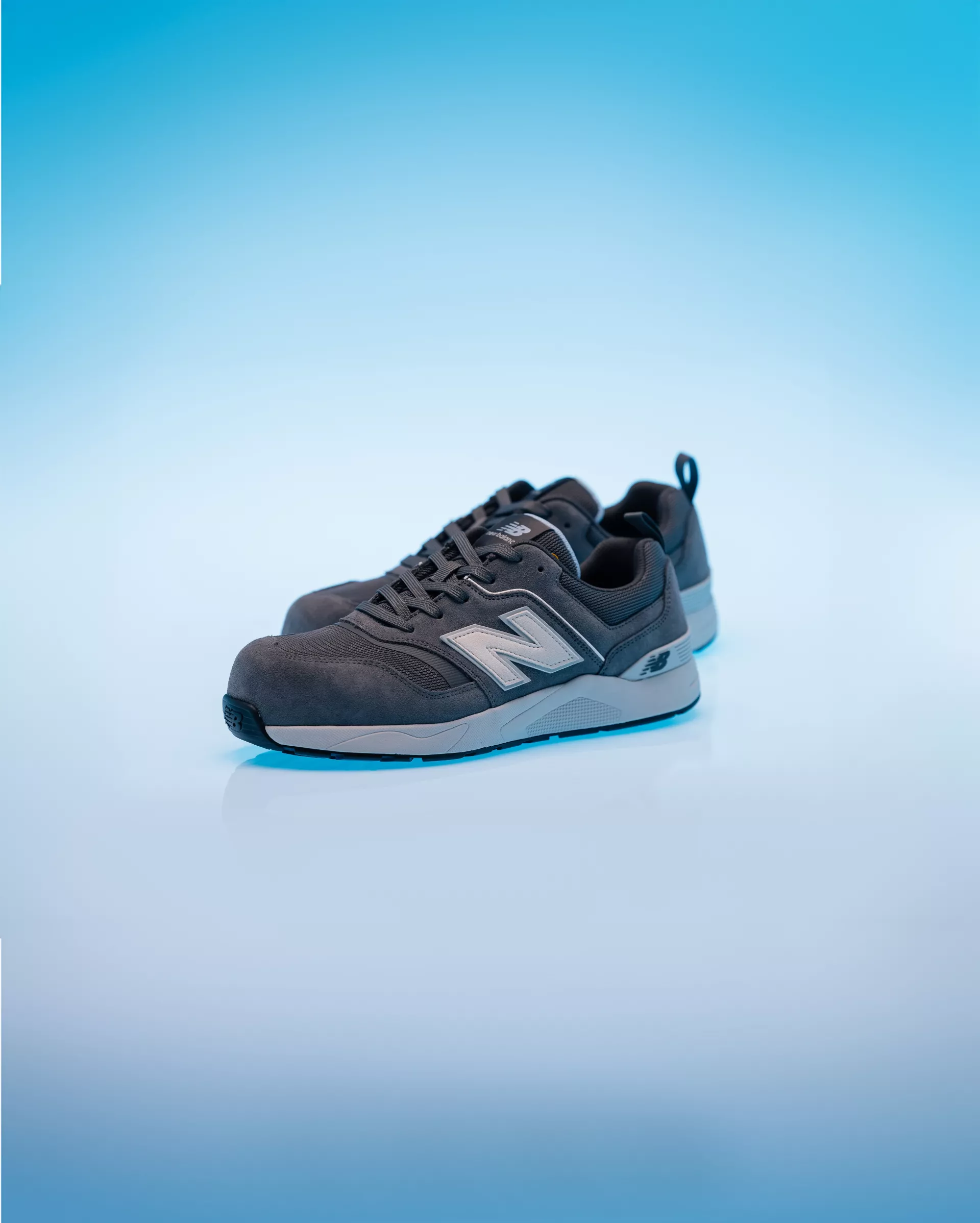 New Balance WEELCAP-2728, Elite Lite Womens Safety Shoe S1 PL HRO FO SC SR Magnet/whispy Blue, image 8