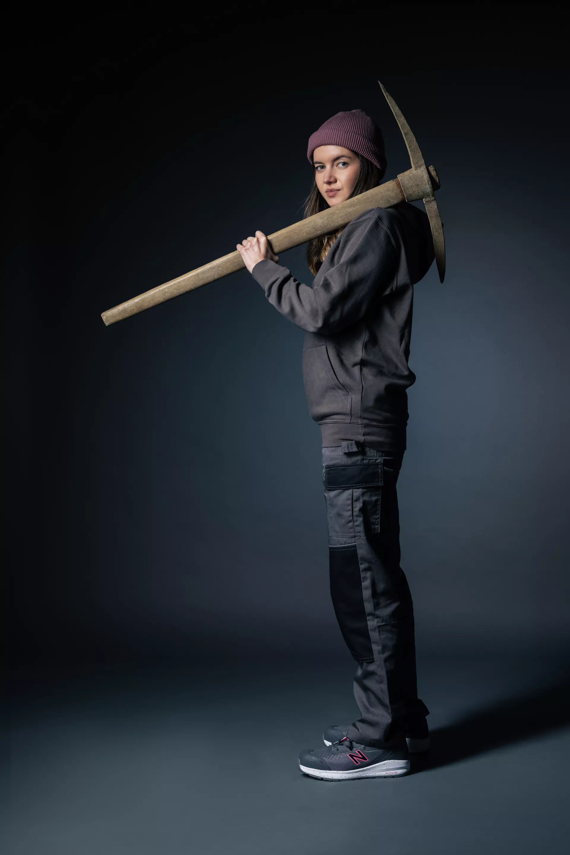 New Balance WIDLOGI-1264, Logic Damen Sicherheitsschuhe S1 PL HRO SR FO Grau/Pink, image 9