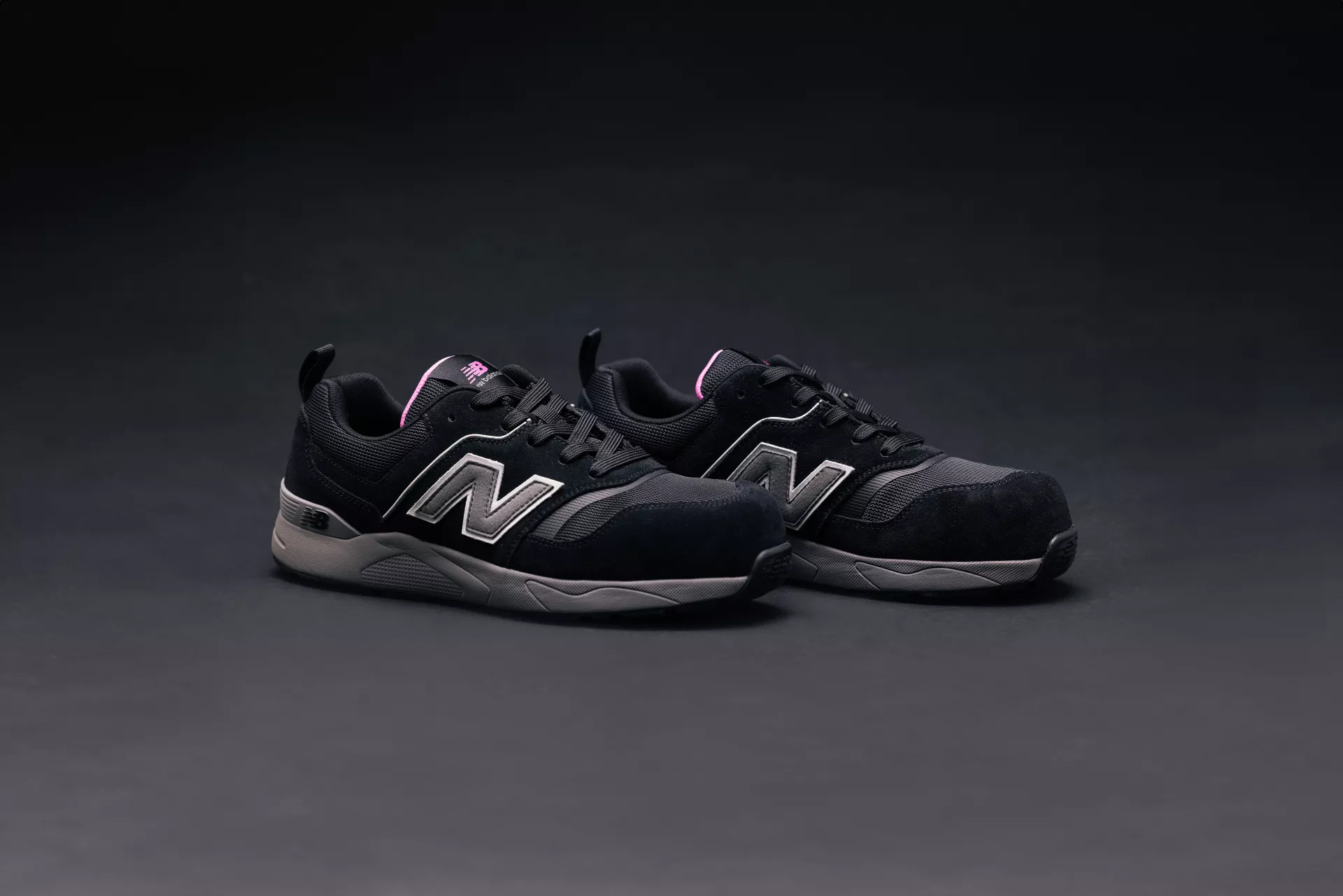New Balance WEELCAP-1063, Elite Lite Womens Safety Shoe S1 PL HRO FO SC SR Black/rose, image 10
