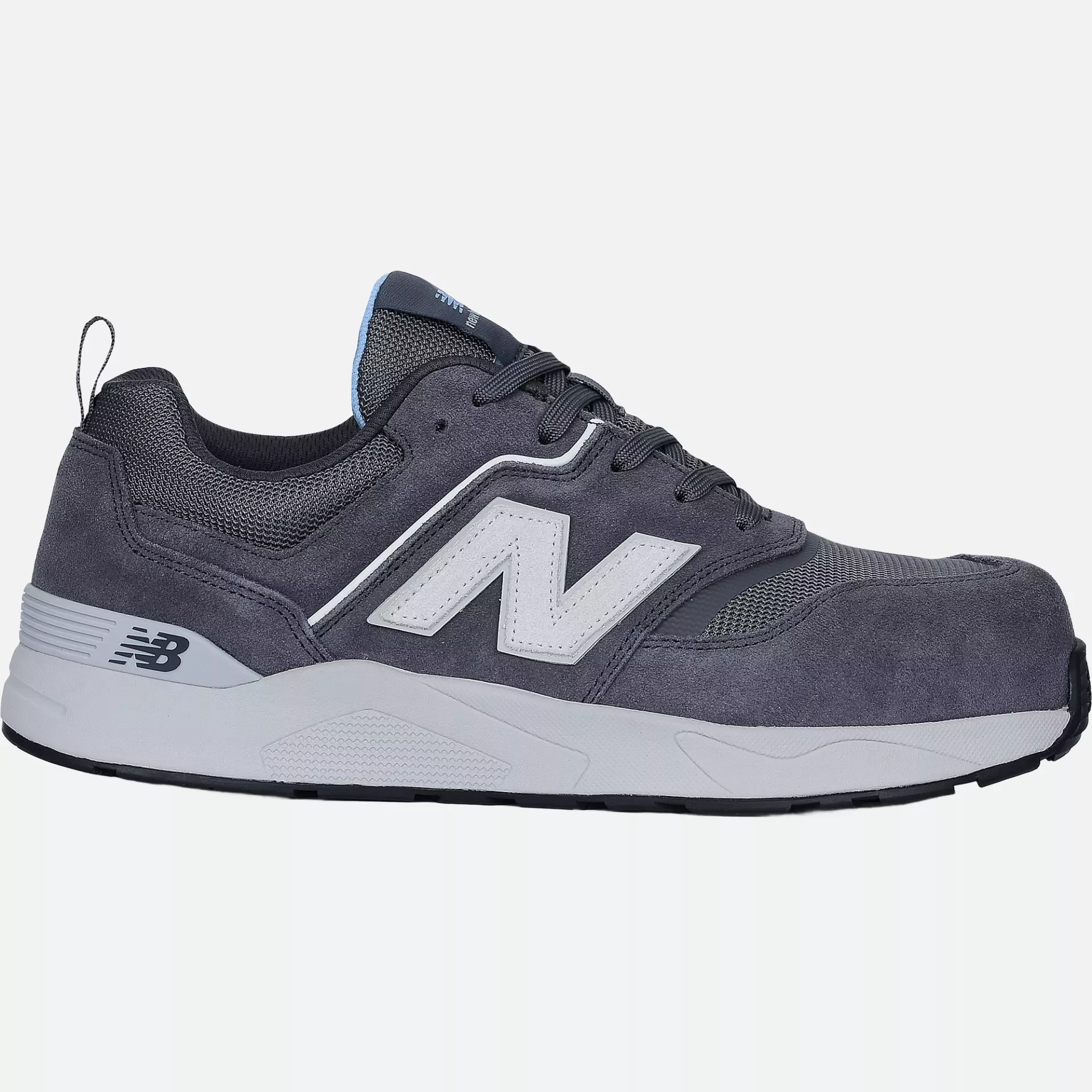 New Balance WEELCAP-2728, Elite Lite Womens Safety Shoe S1 PL HRO FO SC SR Magnet/whispy Blue, image 2