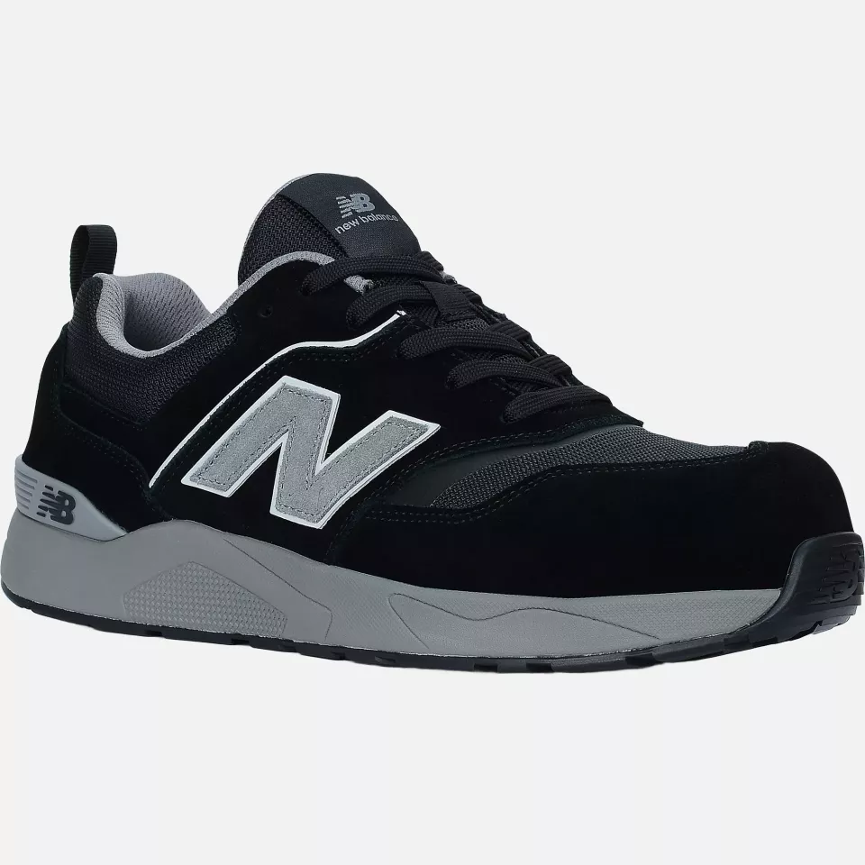 New Balance MEELCAP-1012, Elite Lite Herren Sicherheitsschuhe S1 PL HRO FO SC SR Schwarz/Grau, image 1, gallery thumbnail