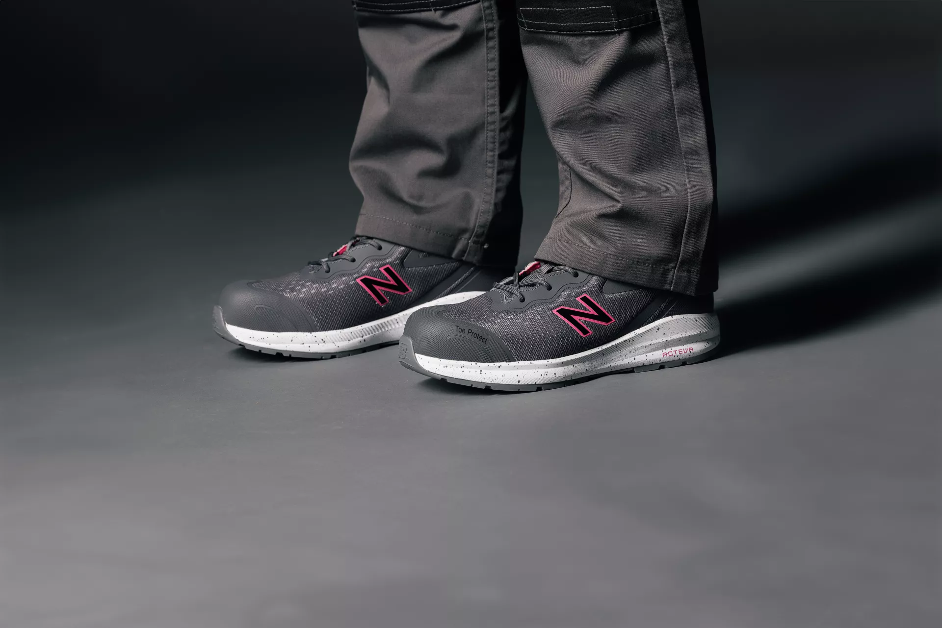 New Balance WIDLOGI-1264, Logic Damen Sicherheitsschuhe S1 PL HRO SR FO Grau/Pink, image 7