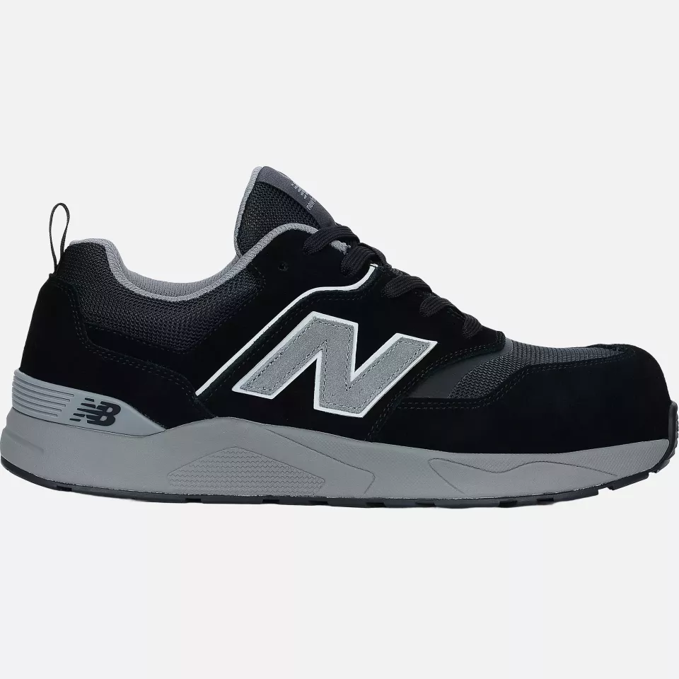 New Balance MEELCAP-1012, Elite Lite Herren Sicherheitsschuhe S1 PL HRO FO SC SR Schwarz/Grau, image 2, gallery thumbnail
