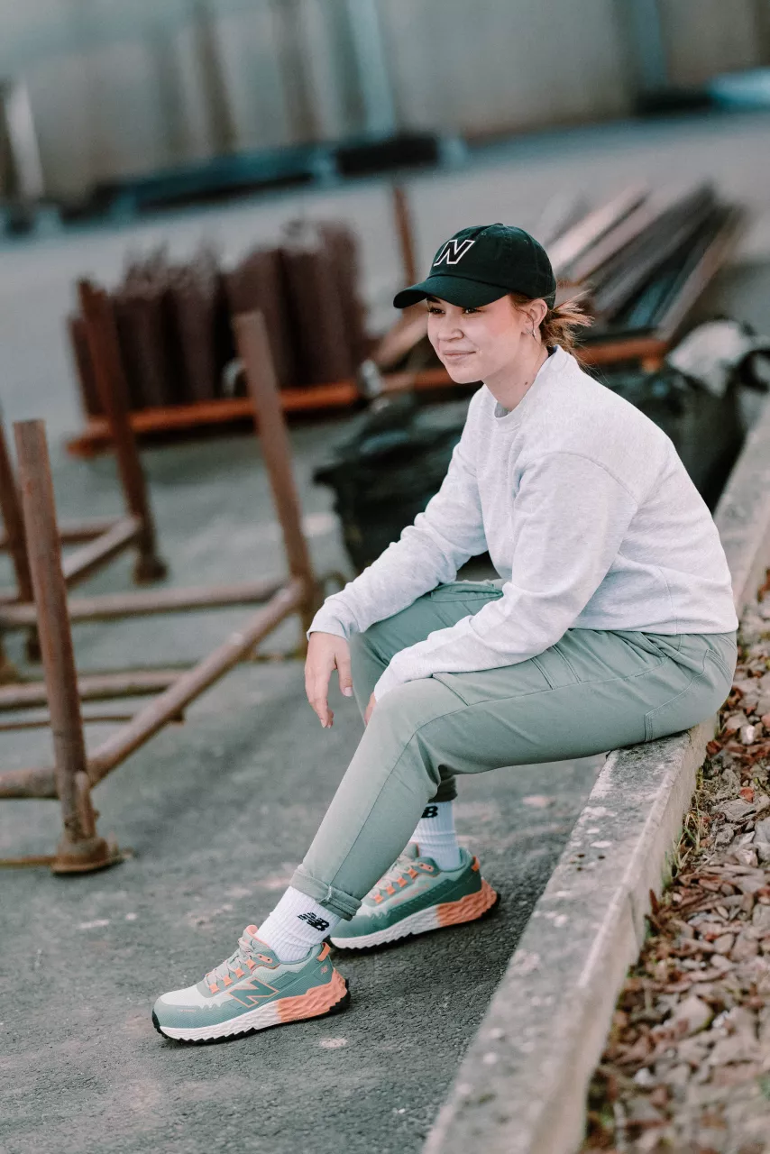 New Balance WEFCCAPD-3446, Cremorne Womens Safety shoes S3 L, aqua / pumpkin, image 10, gallery thumbnail