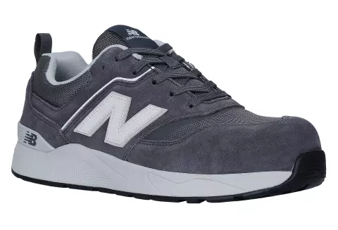 MEELCAP-1211, New Balance Elite Lite Herren-Sicherheitsschuhe S1 PL HRO FO SC SR Grau/Weiß