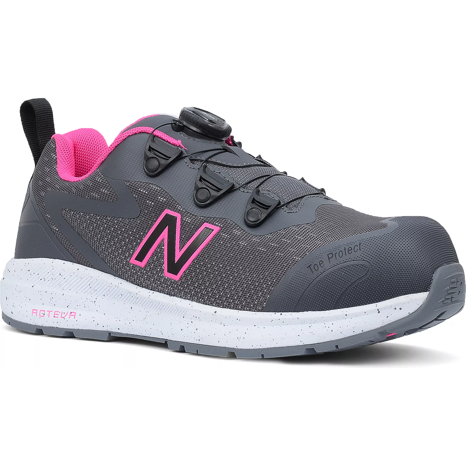 New Balance WIDLOGIBOA-1264, Logic Boa Womens Sicherheitsschuhe S1 P, Grau / Pink
