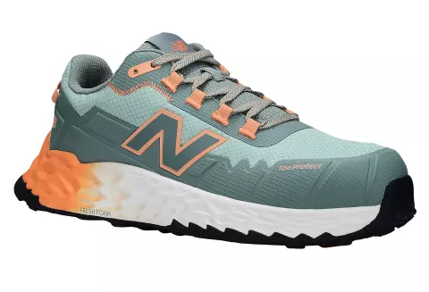 WEFCCAPD-3446, New Balance Cremorne Womens Sicherheitsschuhe S3 L, Aqua / Kürbis