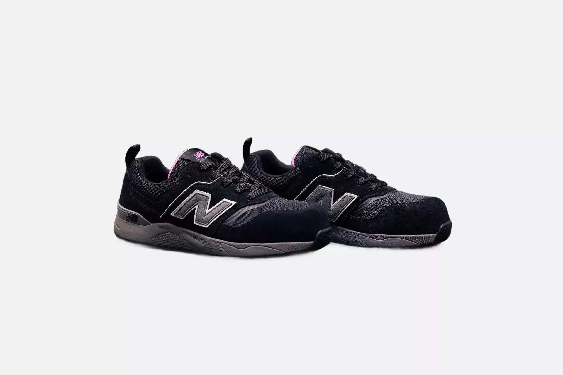 New Balance WEELCAP-1063, Elite Lite Womens Safety Shoe S1 PL HRO FO SC SR Black/rose, image 10