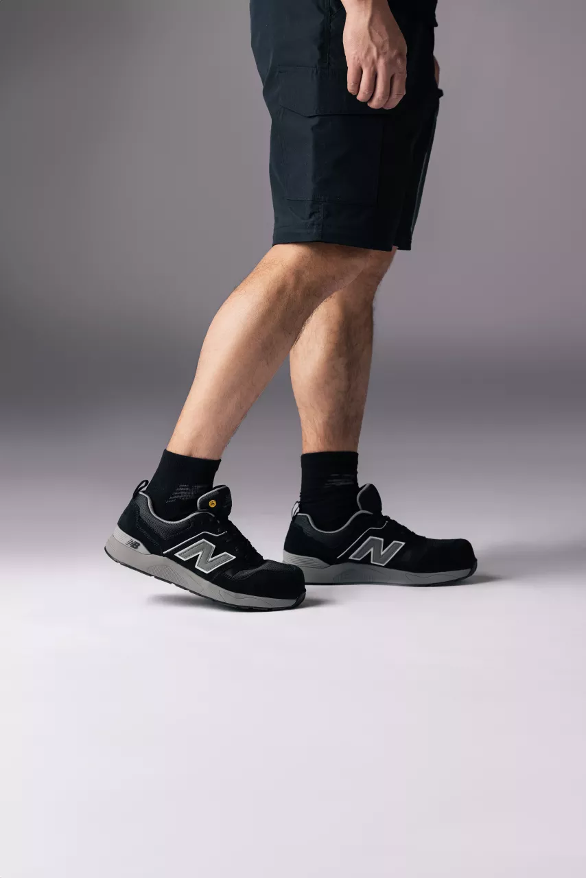 New Balance MEELCAP-1012, Elite Lite Herren Sicherheitsschuhe S1 PL HRO FO SC SR Schwarz/Grau, image 11, gallery thumbnail