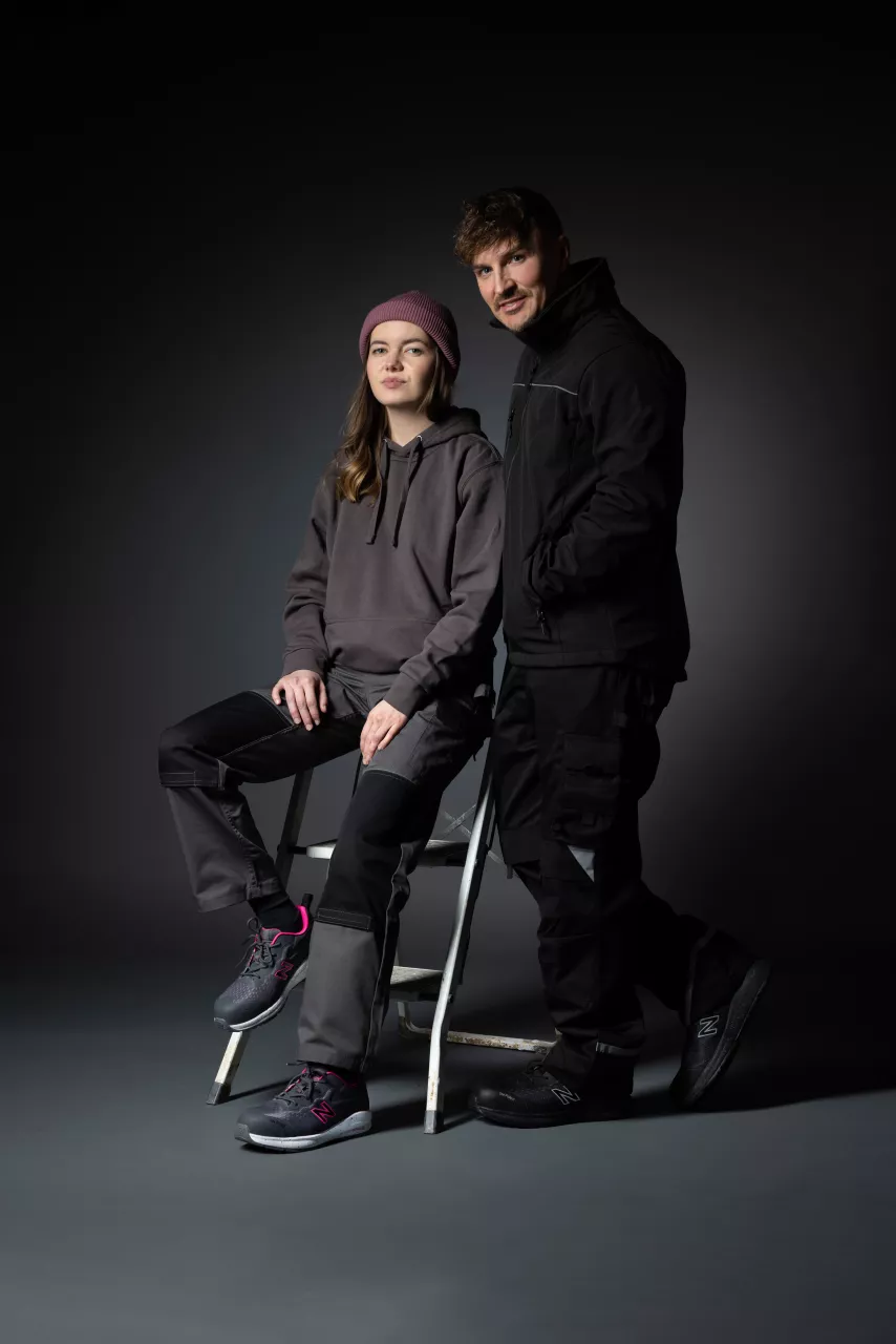 New Balance WIDLOGI-1264, Logic Damen Sicherheitsschuhe S1 PL HRO SR FO Grau/Pink, image 6, gallery thumbnail