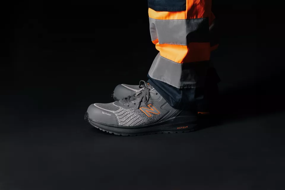 New Balance MIDSPWR-1244, Speedware Safety Shoes S1 P SRC Grey/orange, image 8, gallery thumbnail