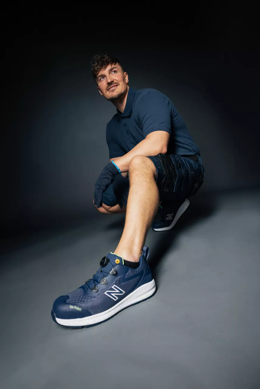 New Balance MIDLOGIBOA-2143, Logic BOA Safety Shoes S1 PL SR FO HRO Navy/yellow, image 7, gallery thumbnail