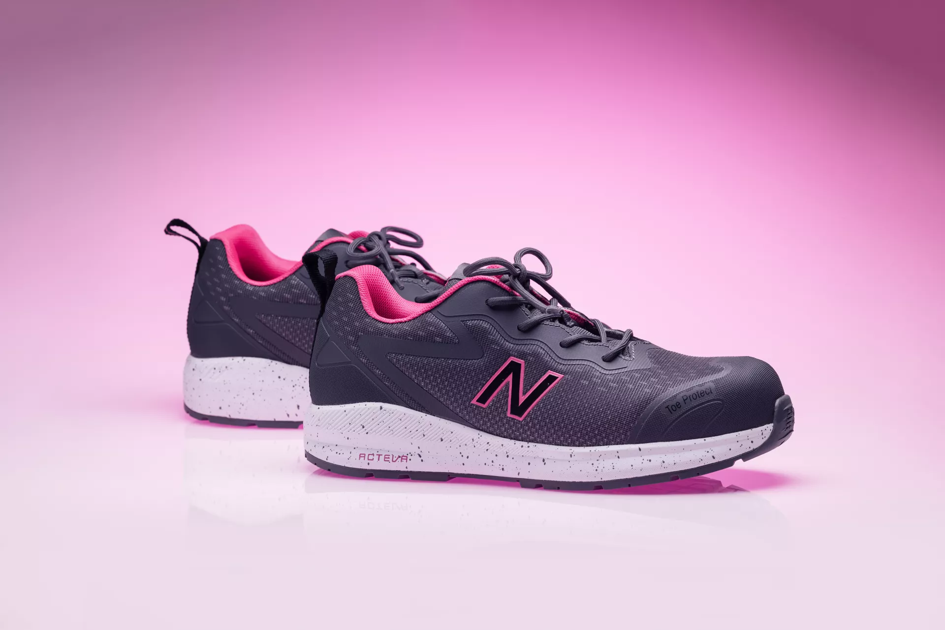 New Balance WIDLOGI-1264, Logic Damen Sicherheitsschuhe S1 PL HRO SR FO Grau/Pink, image 10