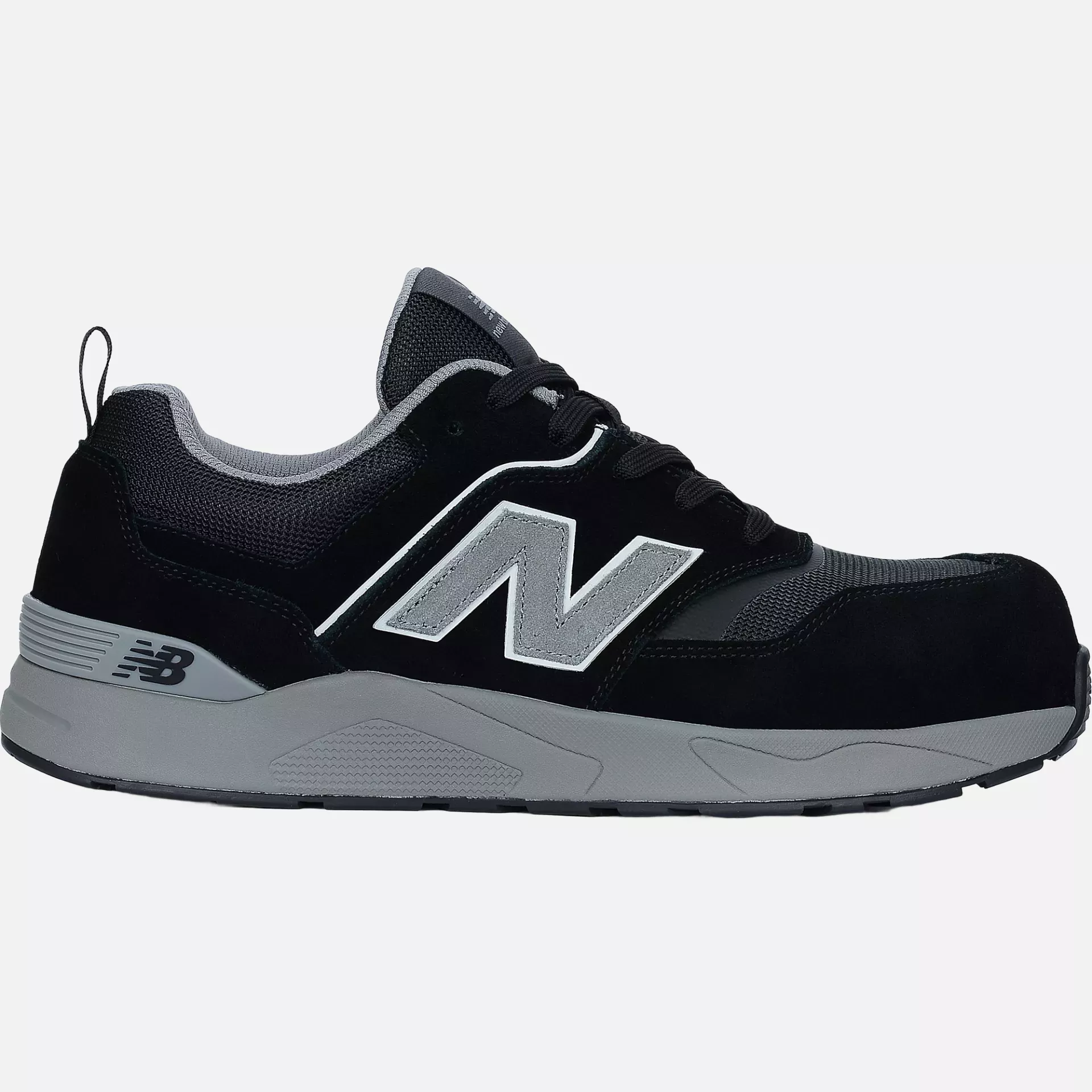 New Balance MEELCAP-1012, Elite Lite Herren Sicherheitsschuhe S1 PL HRO FO SC SR Schwarz/Grau, image 2