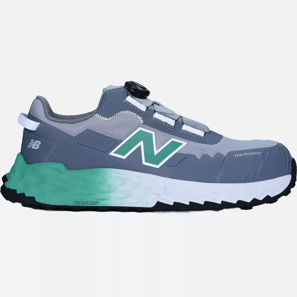 New Balance MEFFCAPB2E-1730, Cremorne BOA Sicherheitsschuhe S3L, Alu / Grün, image 2, gallery thumbnail