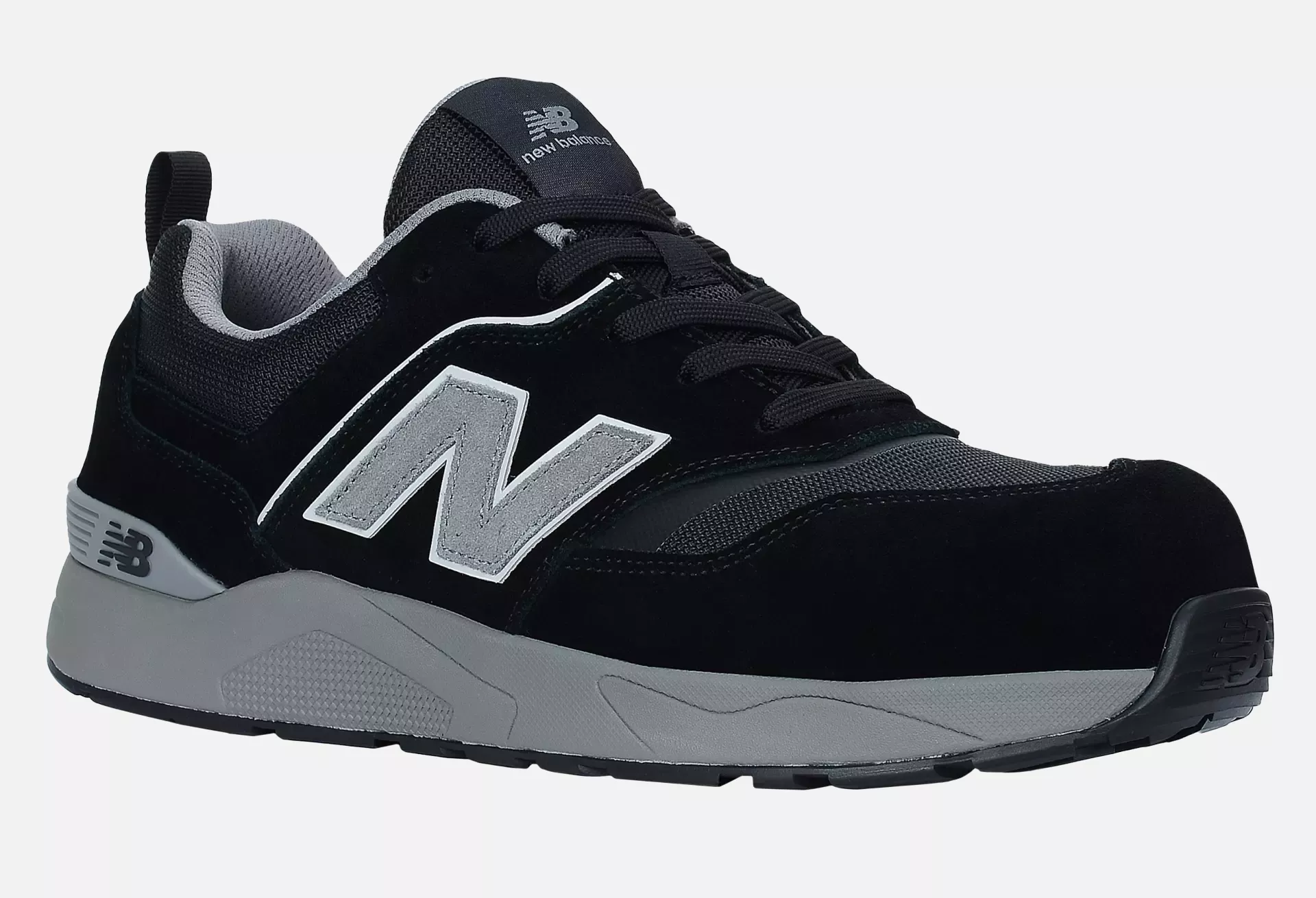 New Balance MEELCAP-1012, Elite Lite Mens Safety Shoes S1 PL HRO FO SC SR Black/grey, image 18