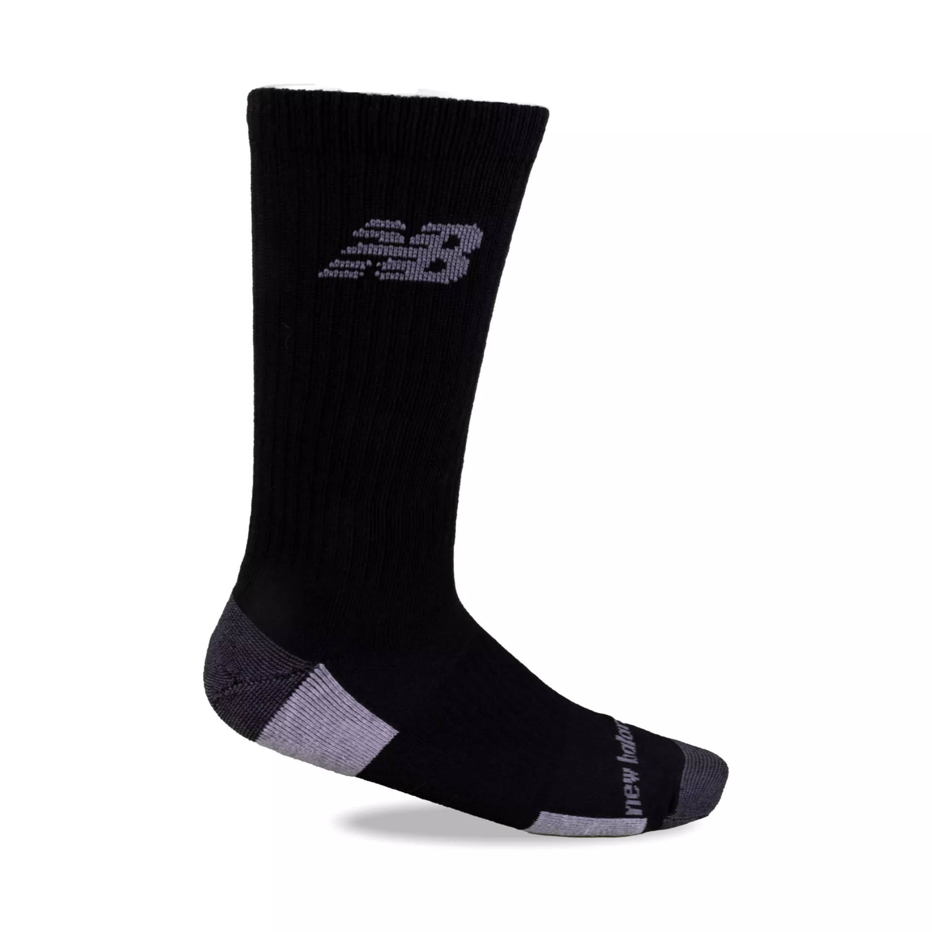 New Balance LAS51356, Performance Crew Socken, Schwarz, image 3