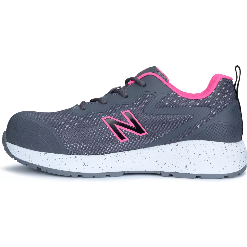 New Balance WIDLOGI-1264, Logic Damen Sicherheitsschuhe S1 PL HRO SR FO Grau/Pink, image 3, gallery thumbnail