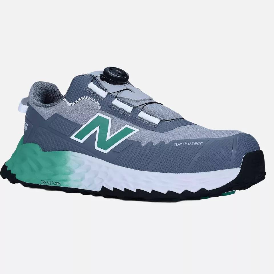 New Balance MEFFCAPB2E-1730, Cremorne BOA Sicherheitsschuhe S3L, Alu / Grün, image 1, gallery thumbnail