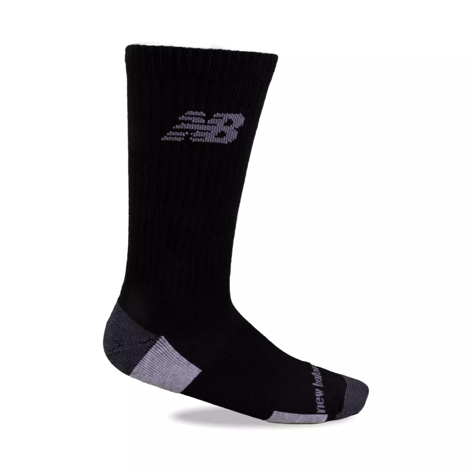 New Balance LAS51356, Performance Crew Socken, Schwarz, image 3, gallery thumbnail