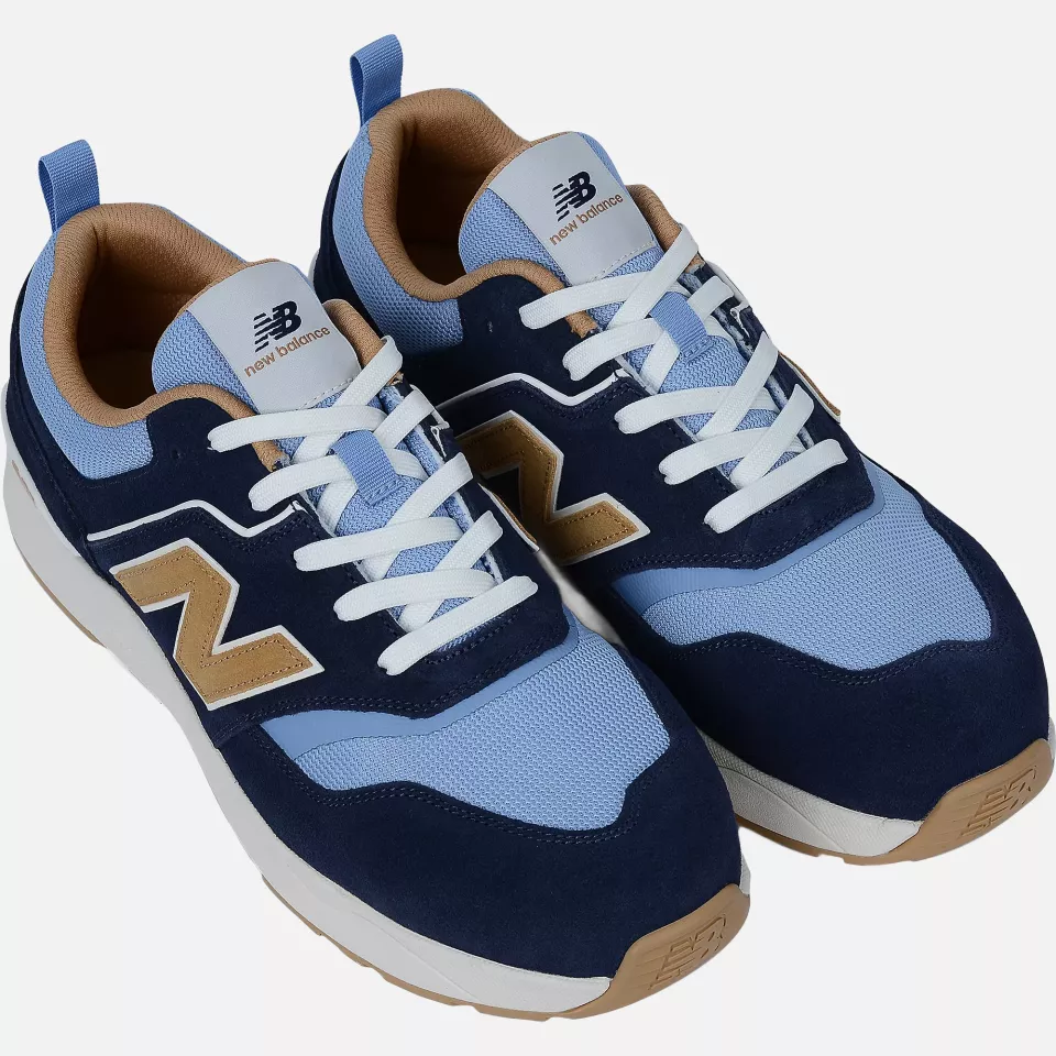 New Balance MEELCAP-2257, Elite Lite Safety Shoes S1 PL HRO FO SC SR Blue/coffee, image 7, gallery thumbnail