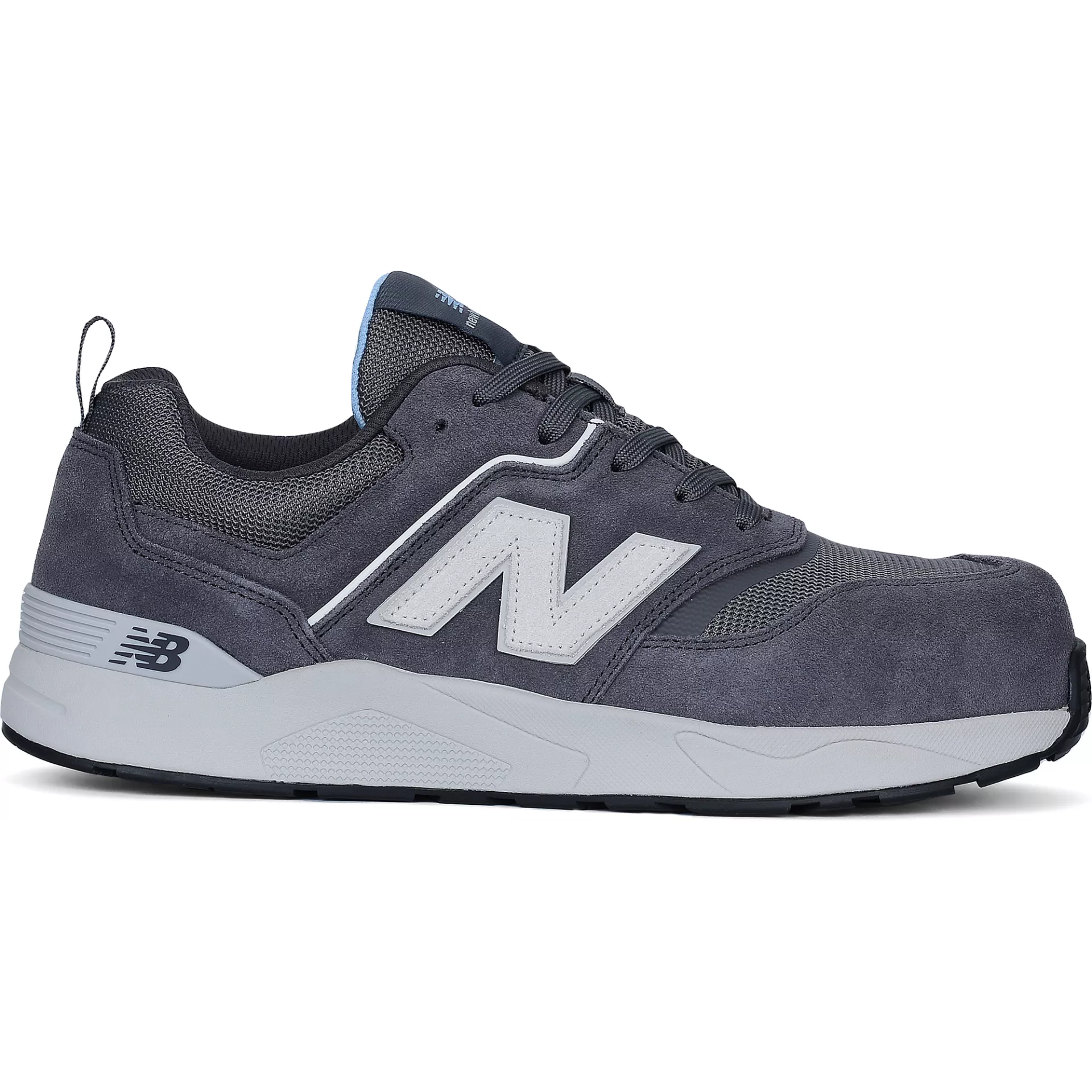 New Balance WEELCAP-2728, Elite Lite Womens Safety Shoe S1 PL HRO FO SC SR Magnet/whispy Blue, image 2