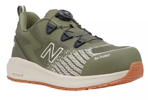  MIDSPWRBOA-3311, New Balance Speedware Boa Sicherheitsschuhe S1P, oliv / weiß