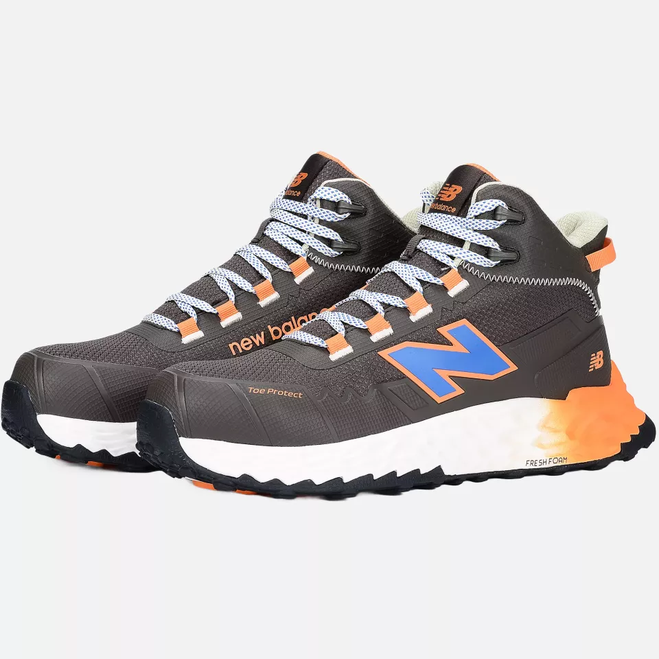 New Balance MEFCMCAP2E-5644, Cremorne Mid Sicherheitsstiefel S3L, Schokolade / Orange, image 8, gallery thumbnail